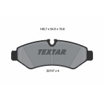 TEXTAR Bremsbelagsatz, Scheibenbremse